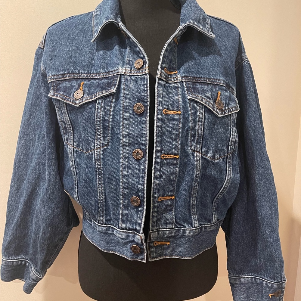 Moussy & Co Cropped Denim Jacket